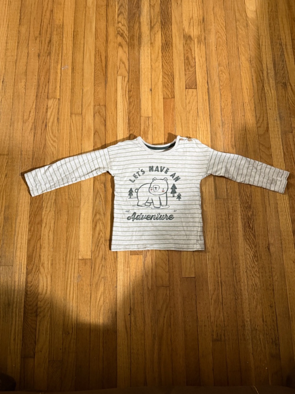 George ASDA 18/24 Bear Adventure striped top